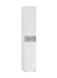 Пенал Бьянка, Белый/Бетон светлый