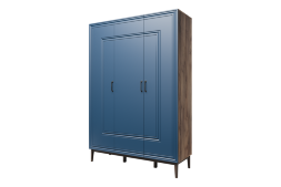 Шкаф 3-х дверный Гориция, Сапфировый