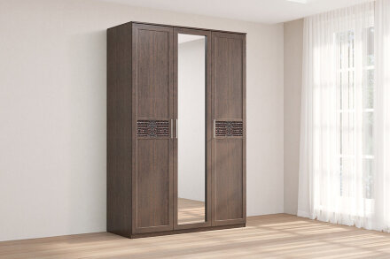 Шкаф 3 двери КЭТ-4, венге 