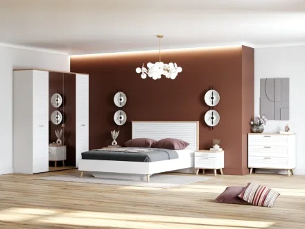 Комод 3 ящика Гавана, Белый 